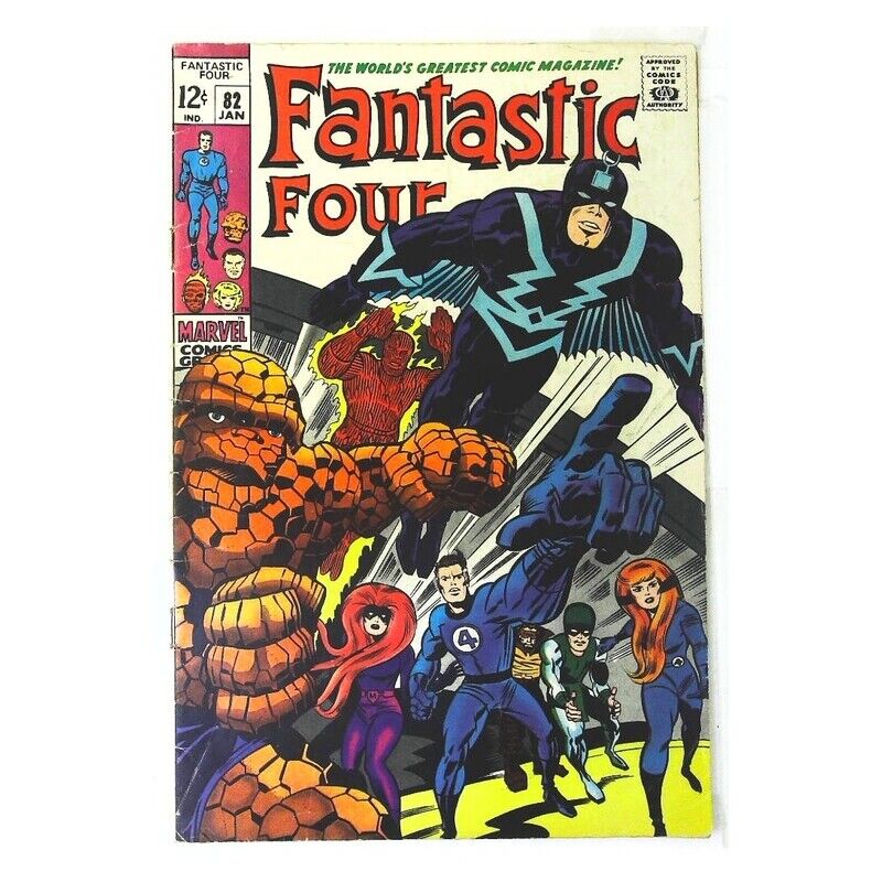 Fantastic Four (1961 series) #82 in Fine minus condition. Marvel comics [y.