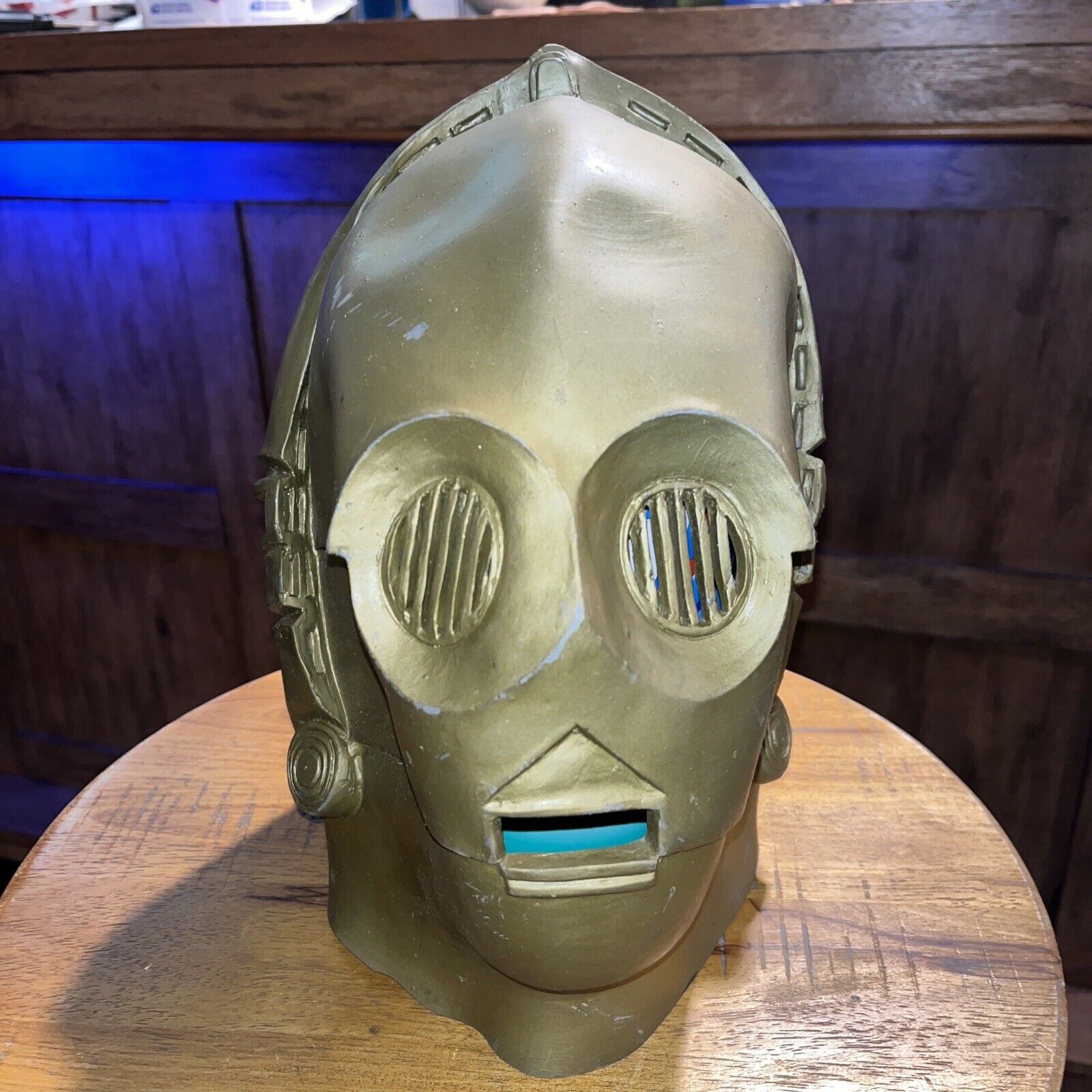 Vintage 1994 Lucas Film Limited C-3PO Latex Halloween Adult Mask Star Wars