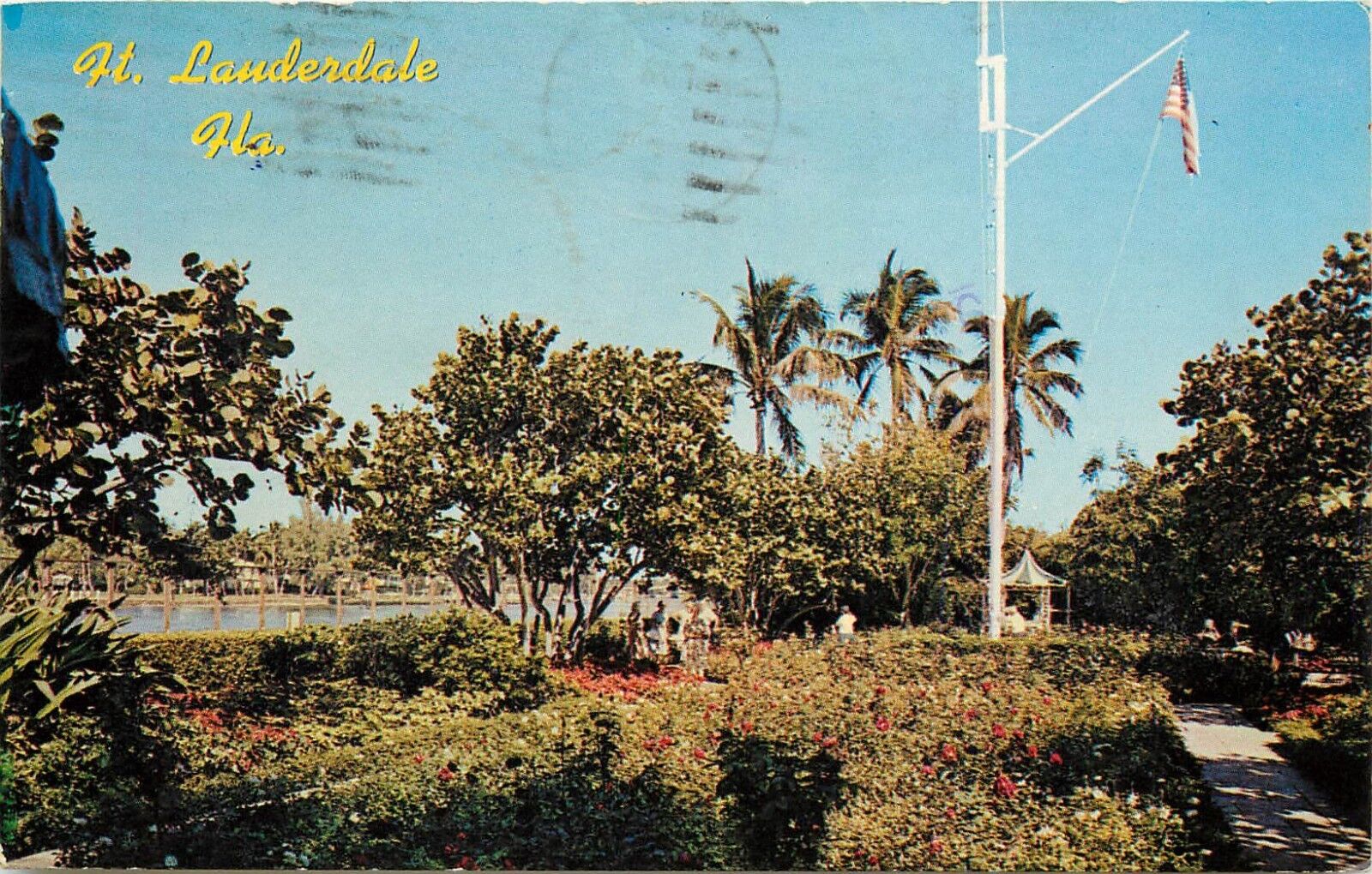 Patricia Murphy Restaurant Gardens Fort Lauderdale Florida Postcard
