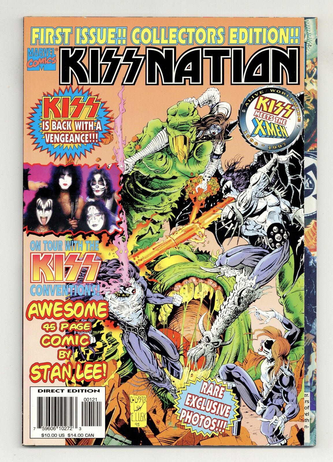 Kissnation #1 VF+ 8.5 1996