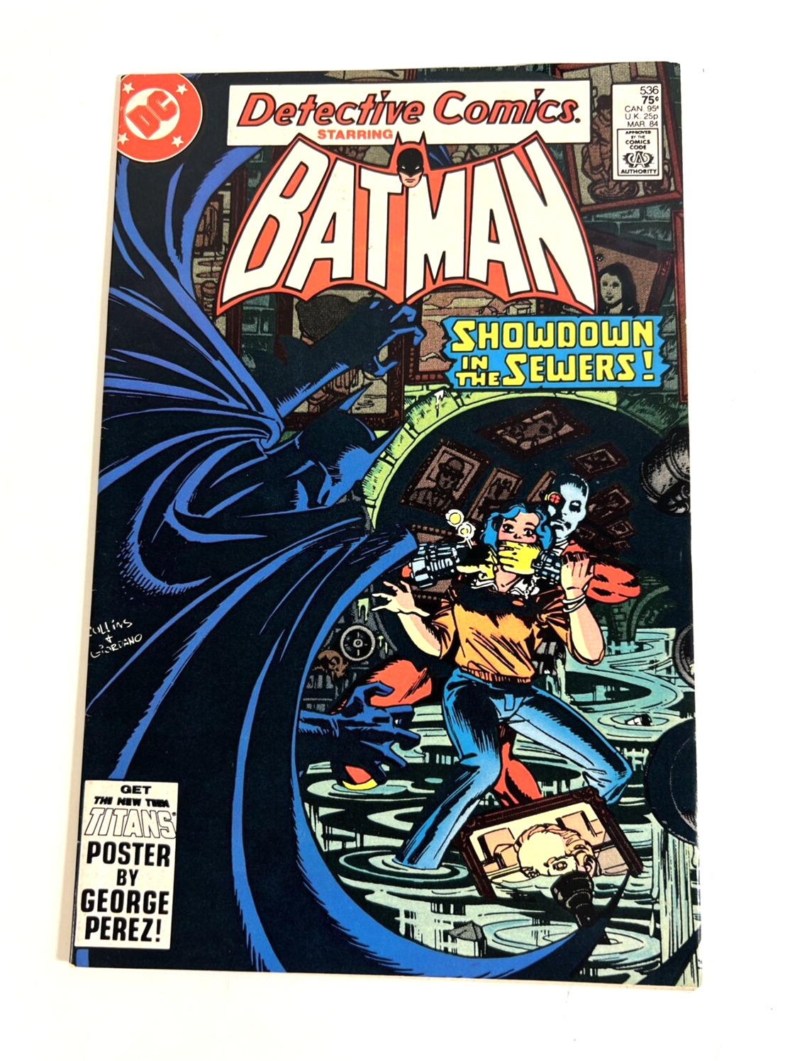 DC DETECTIVE COMICS #536 (1980\'s) BATMAN & DEADSHOT \