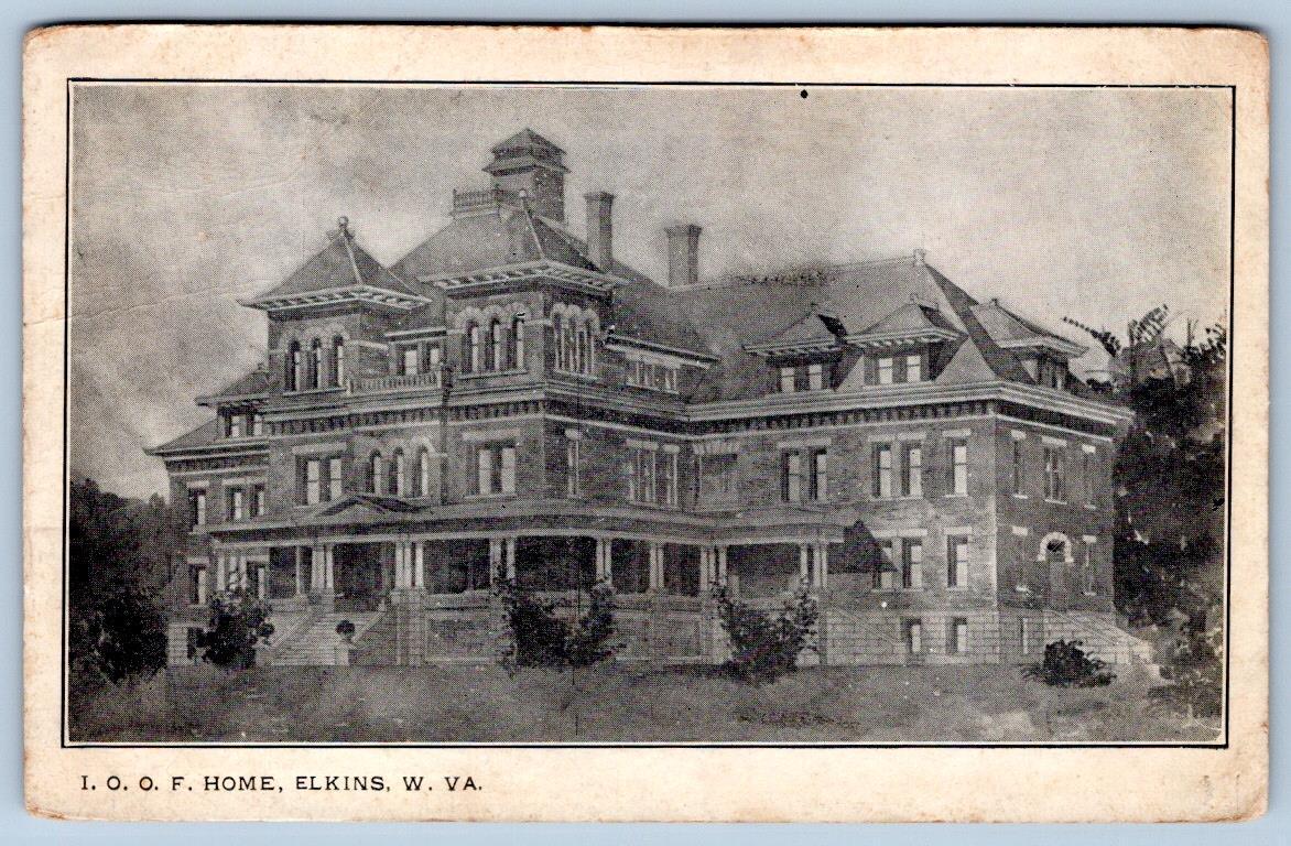 1908 I. O. O. F. ODD FELLOWS HOME BUILDING EXTERIOR ELKINS WEST VIRGINIA WV