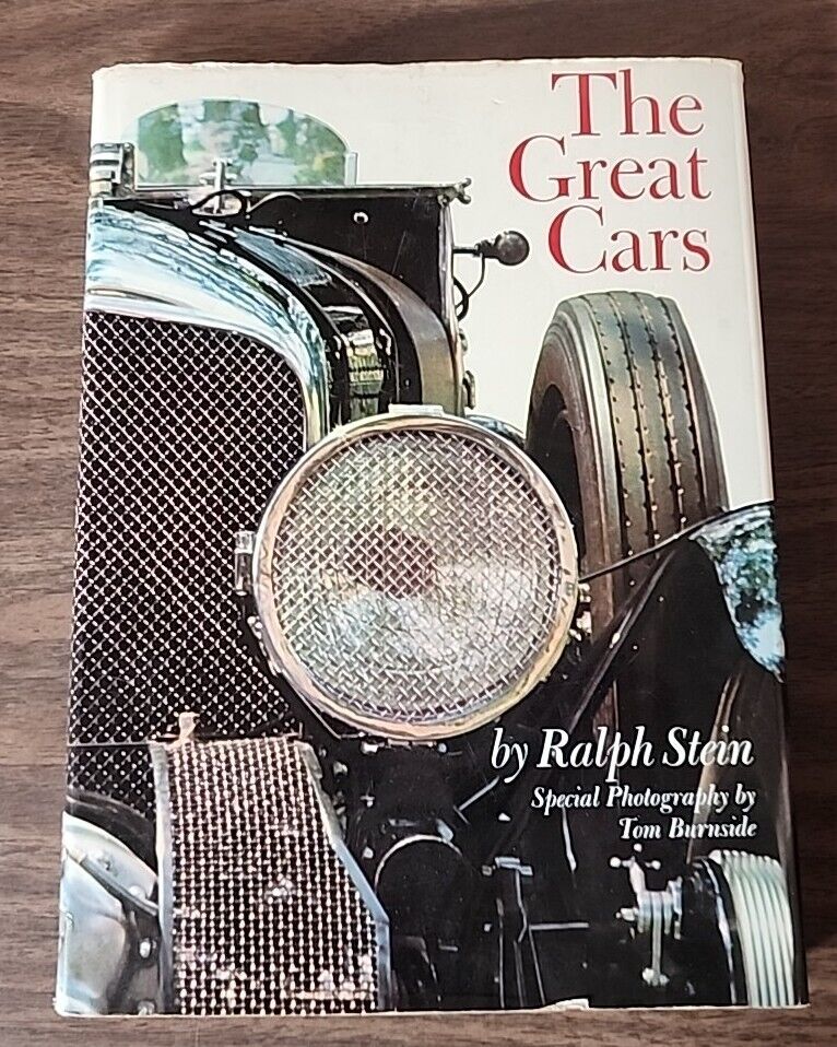The Great Cars by Ralph Stein, 1967 Hardcover Dustjacket Good