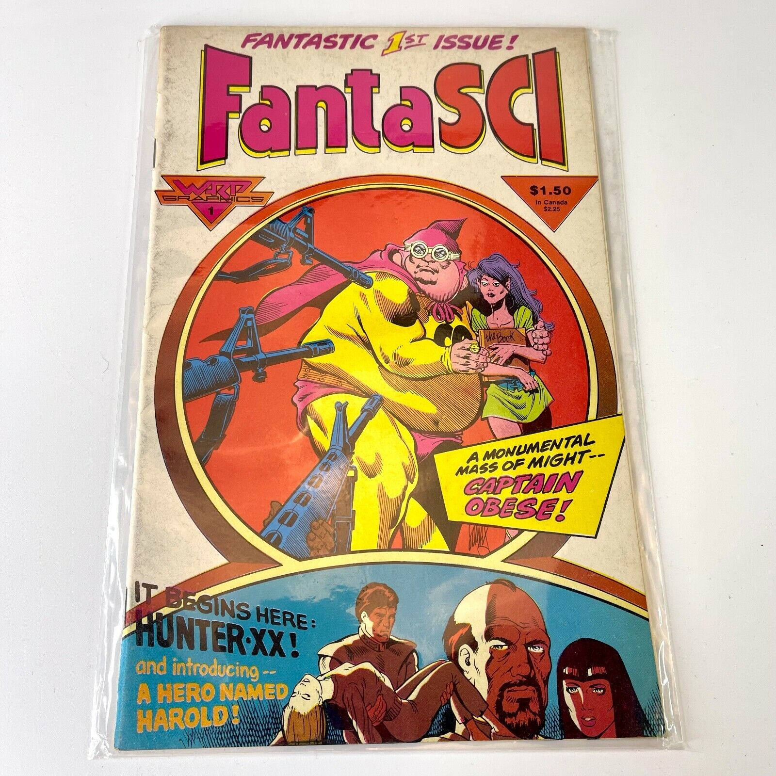 FantaSCI #1 - Captain Obese - Warp Graphics 1986