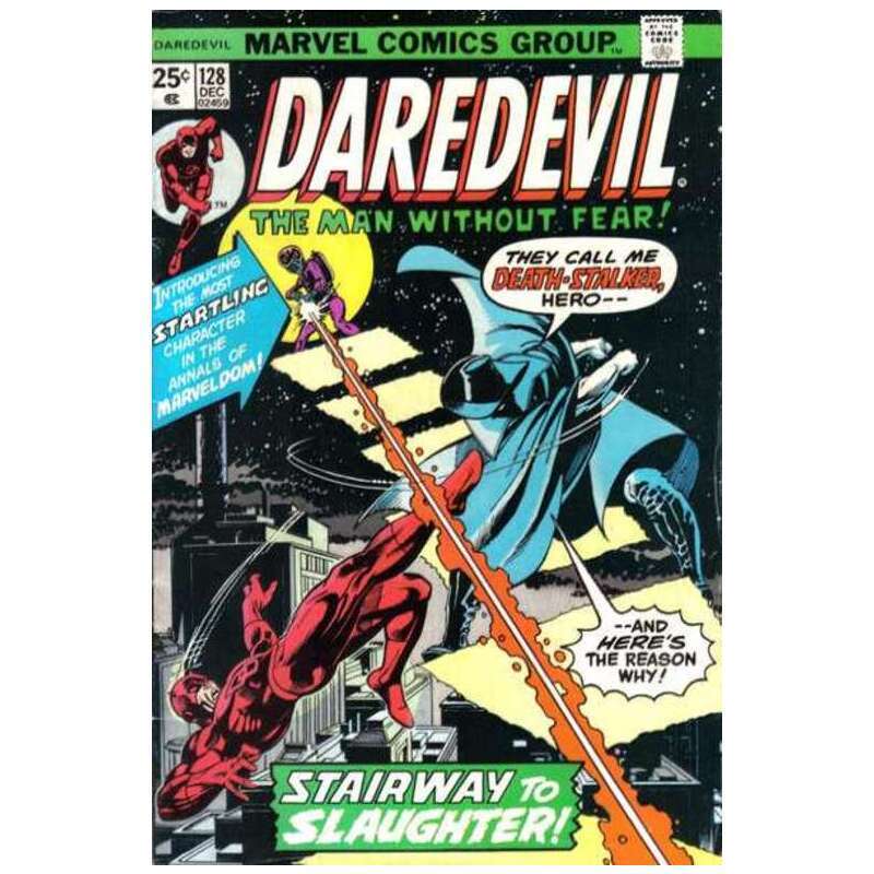 Daredevil (1964 series) #128 in Very Fine minus condition. Marvel comics [b^