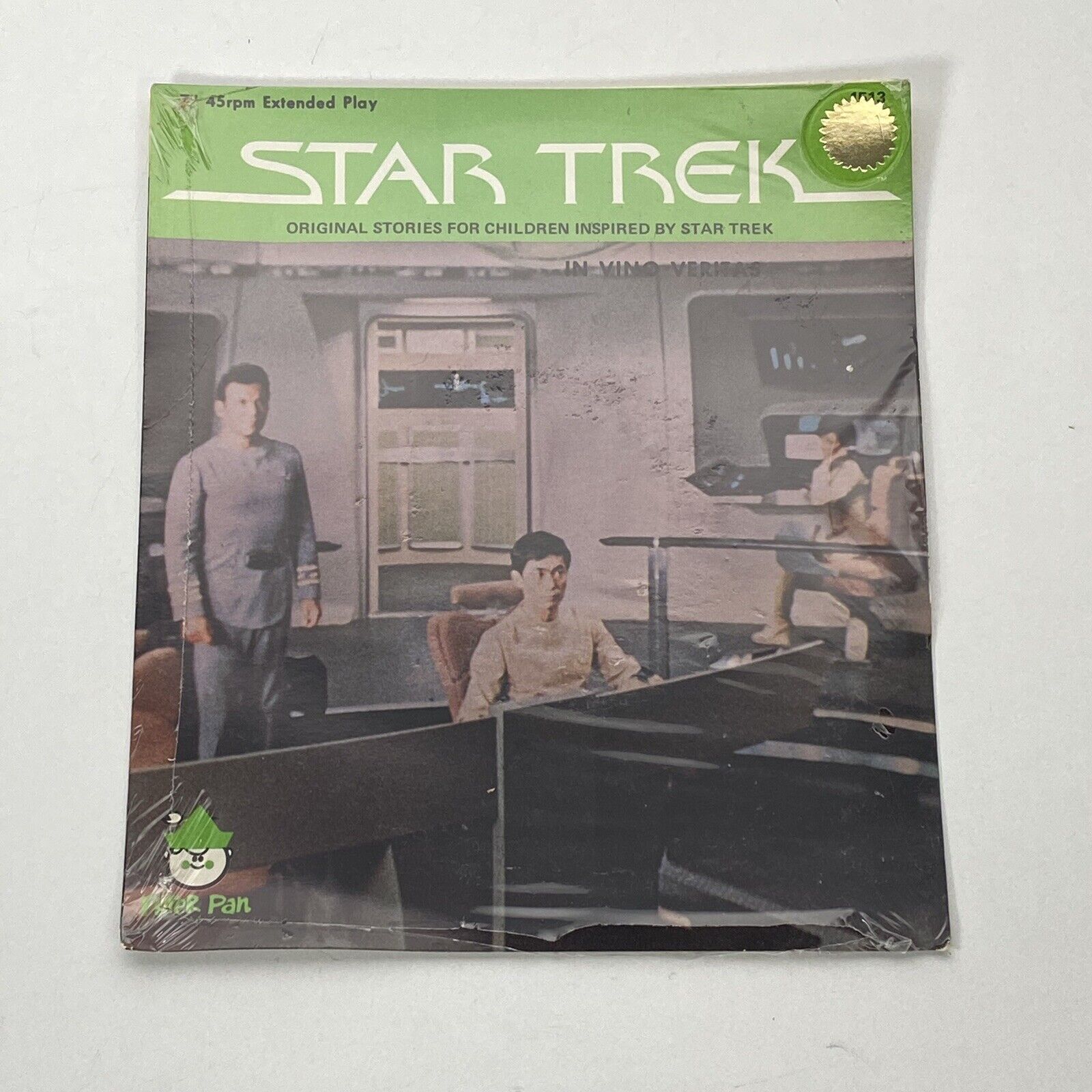 Star Trek 1979 In Vino Veritas 45rpm Vinyl Record 7” NOS #1513