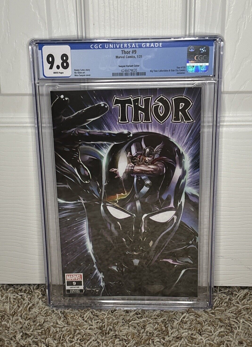 Thor #9 * LGY #735 variant Silver Surfer cover Mico Suayan * CGC 9.8 NM/MT 2021