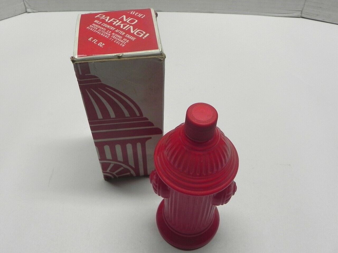AVON NO PARKING FIRE HYDRANT 6 FL OZ AFTER SHAVE (EMPTY)
