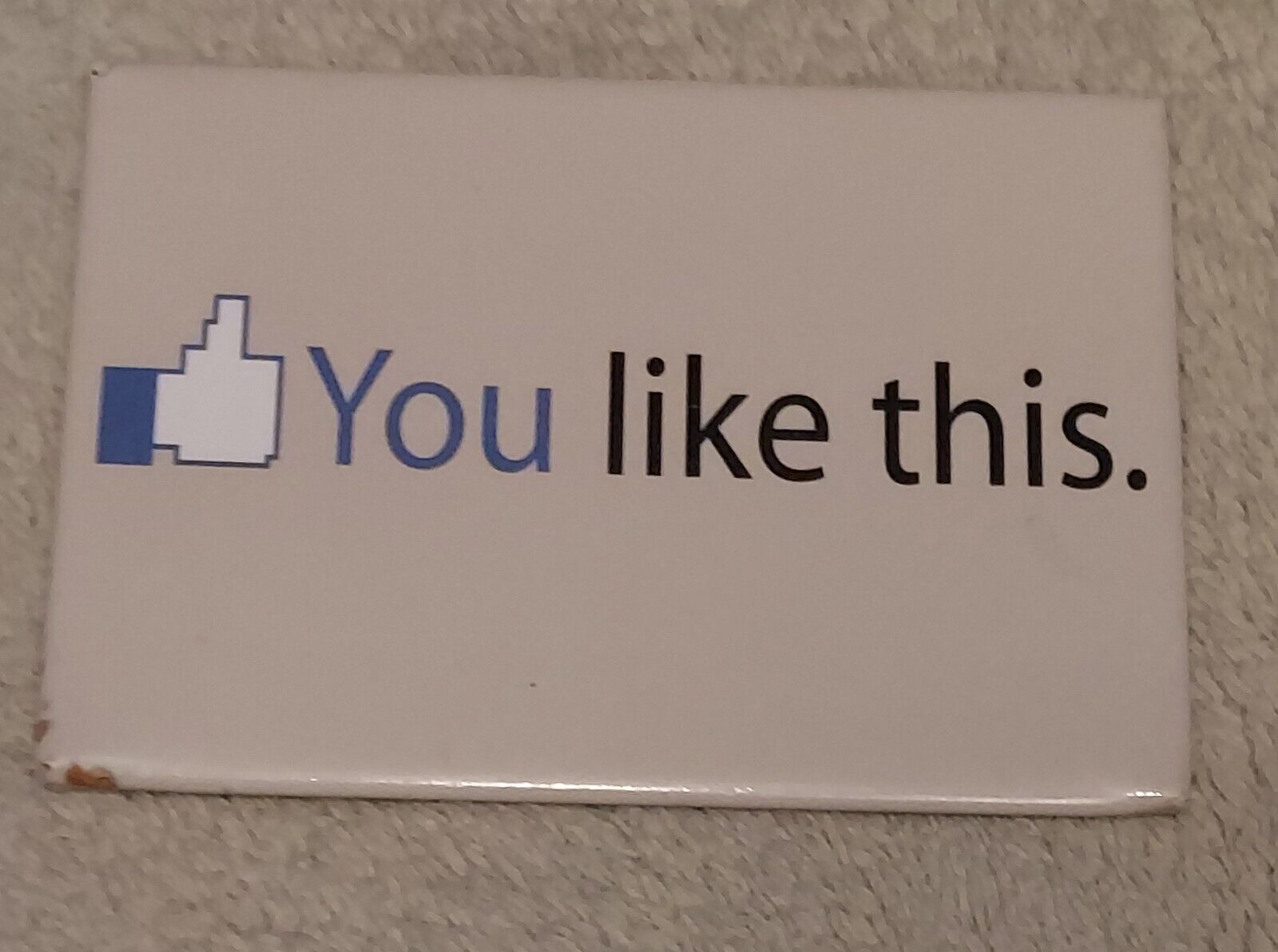 Facebook, You like this - Funny Magnet