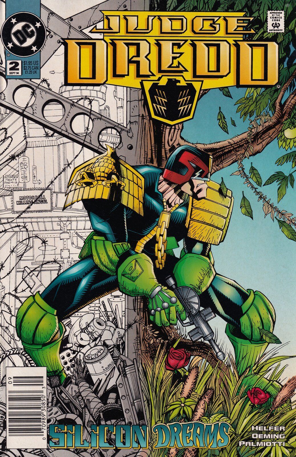 Judge Dredd #2 Newsstand Cover (1994-1996) DC