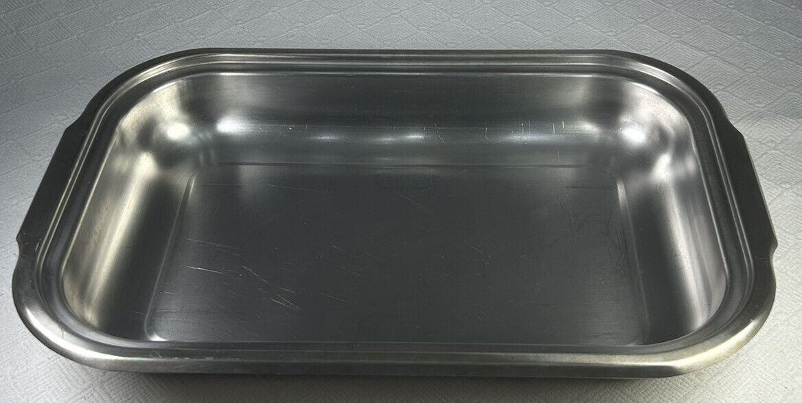 Vtg Farberware Stainless Steel Roasting/Lasagna Pan Approx 17”x11” Japan 08850