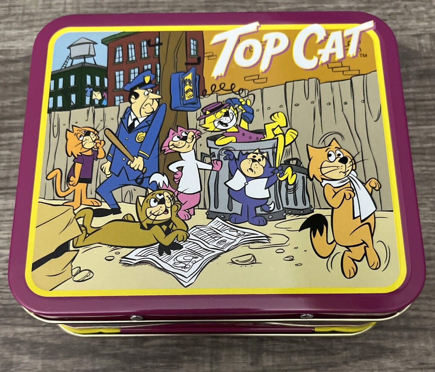 1999 TOP CAT Tin Lunch Box Limited Edition Collector’s Tin Nostalgic Lunchbox
