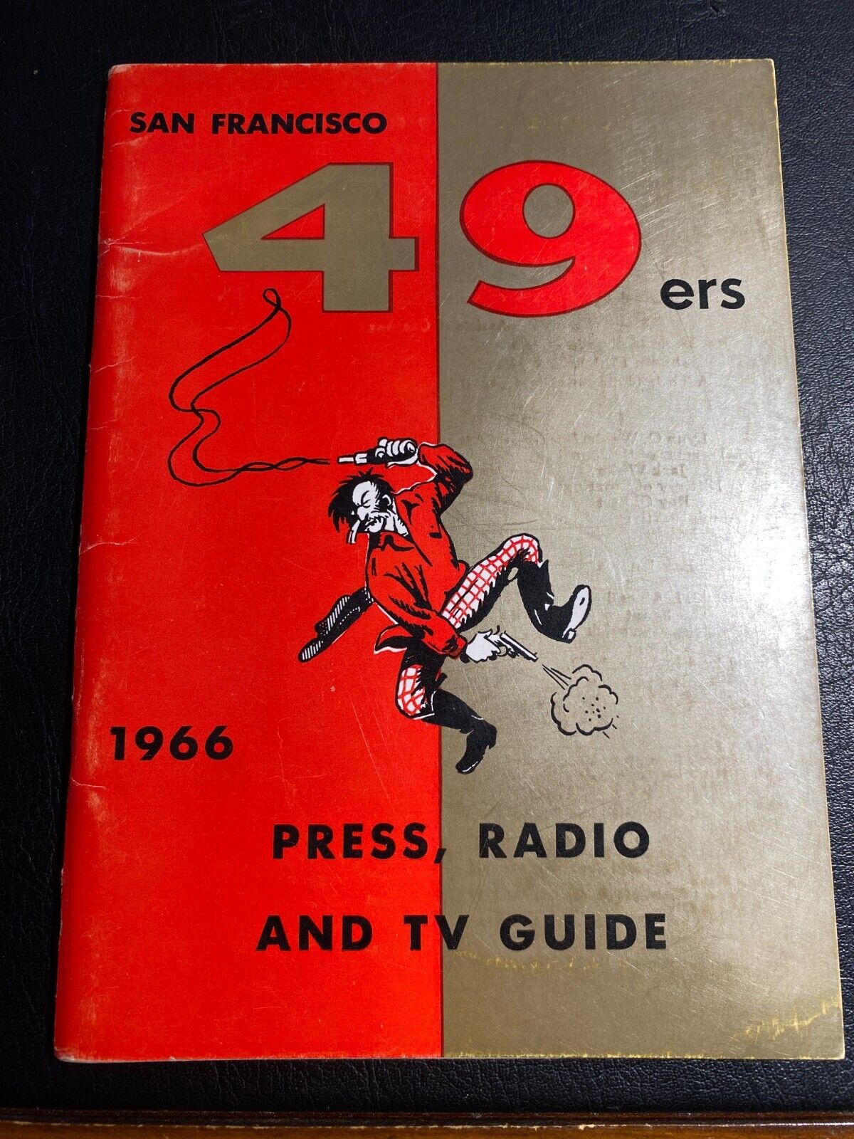 1966 San Francisco 49ers Press Radio and TV Guide NFL Football