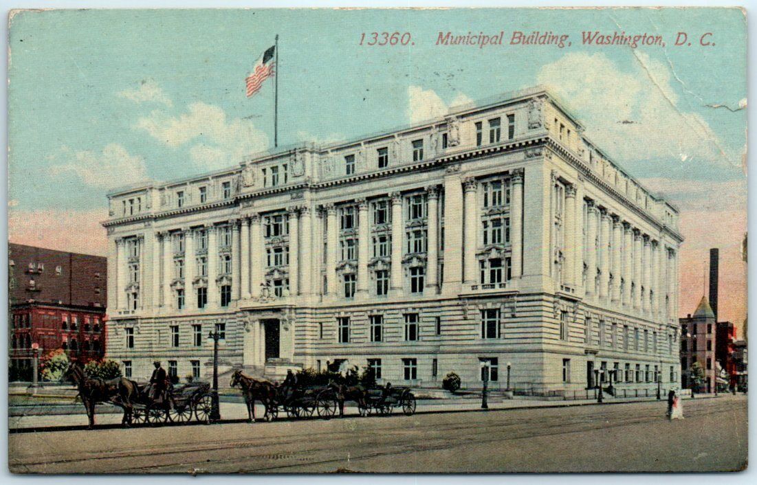 Postcard - Municipal Building, Washington, District of Columbia