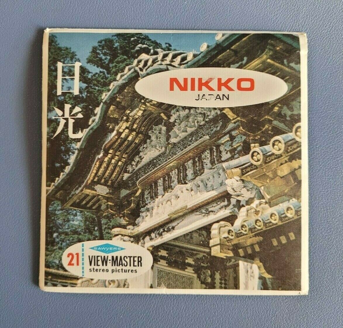 Rare Scarce Sawyer's B267 Nikko Japan view-master 3 Reels Packet