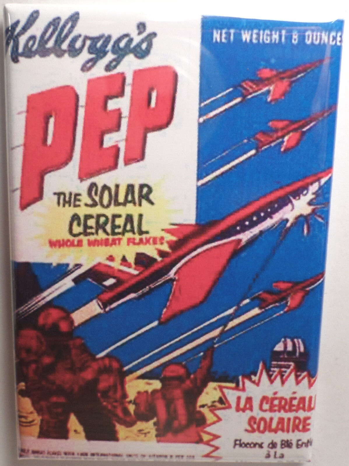 Pep The Solar Cereal Vintage Cereal Box 2\
