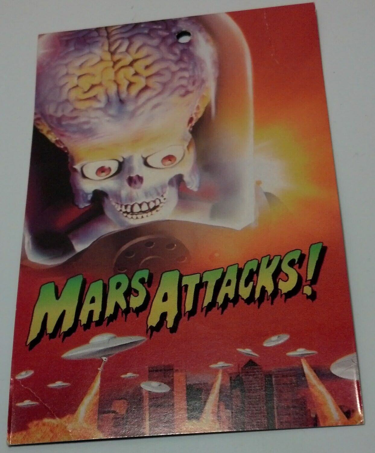 1996 Mars Attacks Promo card Warner Bros. / Topps Co. Pre owned GOOD Rare