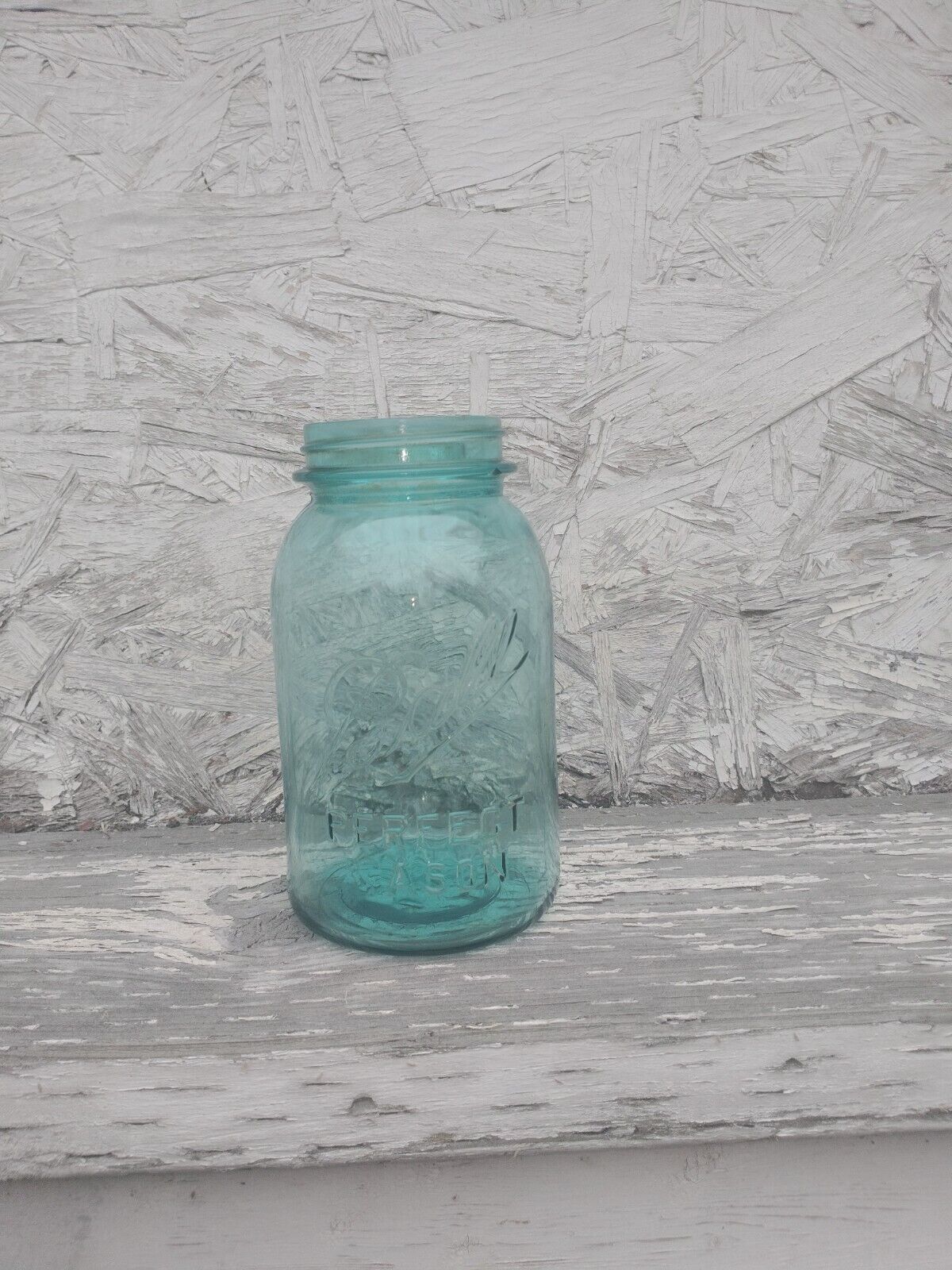 Rare vintage light blue aqua ball perfect mason jar 1910-1923 
