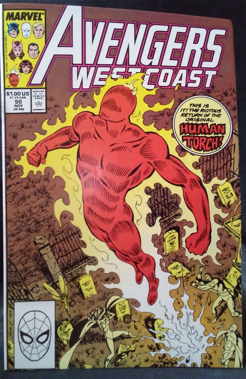 Avengers West Coast #50 1989 Marvel Comics Comic Book 