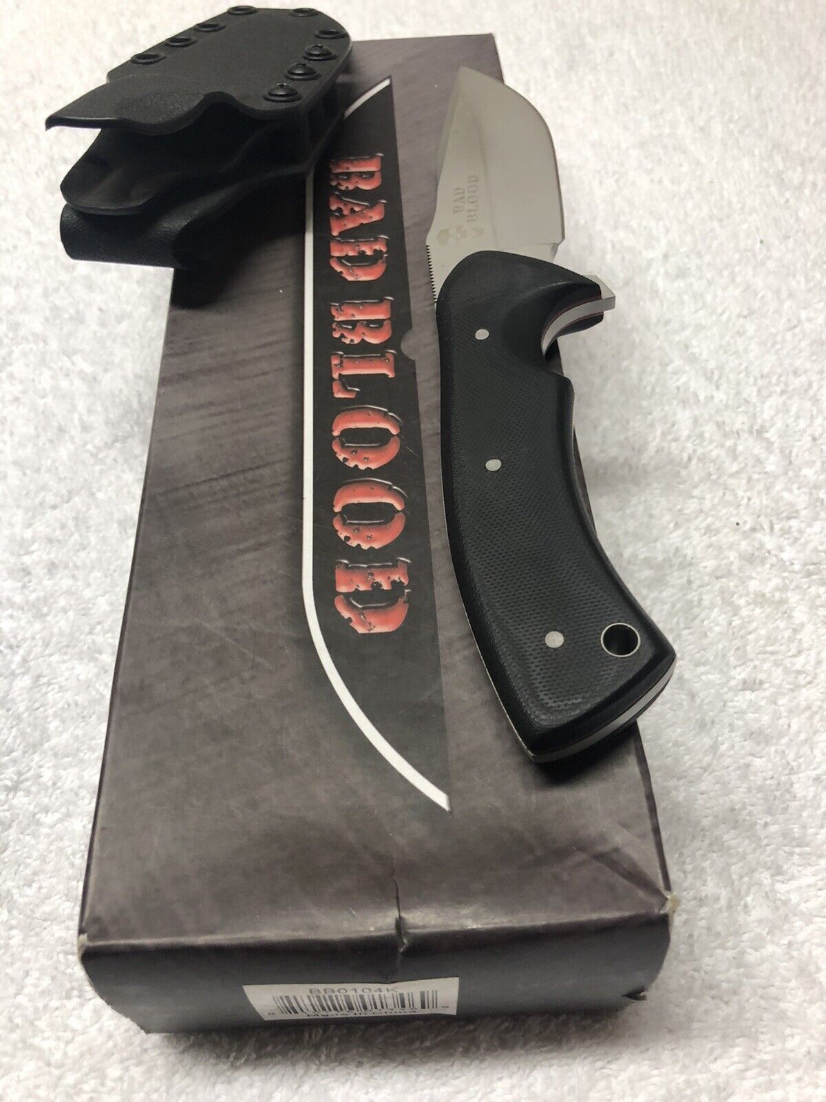 Discontinued Bad Blood BB0104K Partisan Nano Fixed Blade Knife