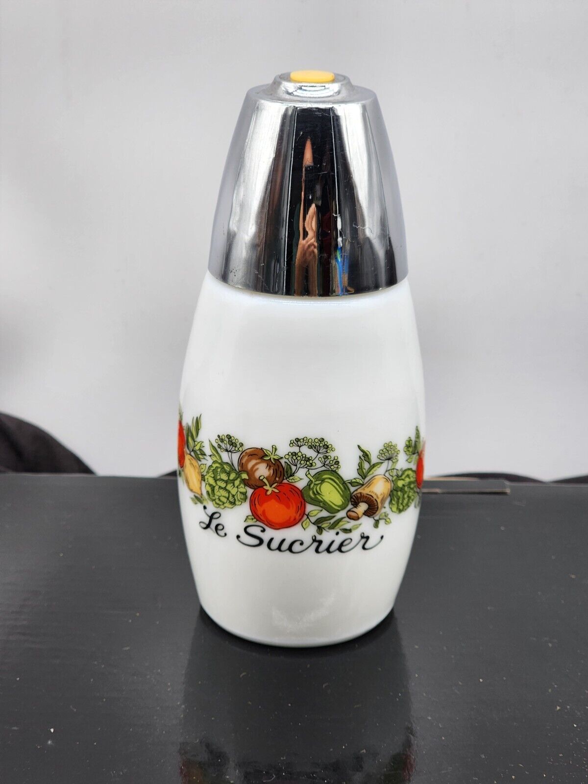 Vintage Gemco Spice Of Life Le Sucrier Sugar Dispenser | Centura by Corning
