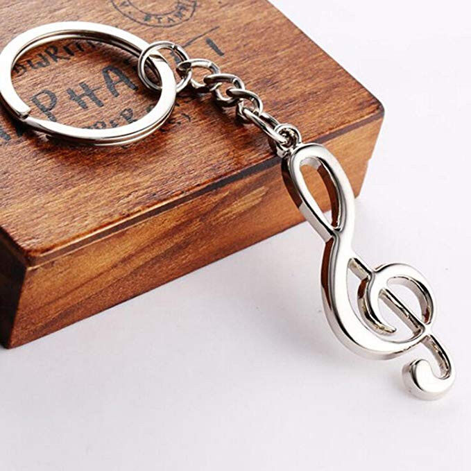 Violin Key Keychain Music Keyring Musician Symbol Note Key Chain Bag Pendant