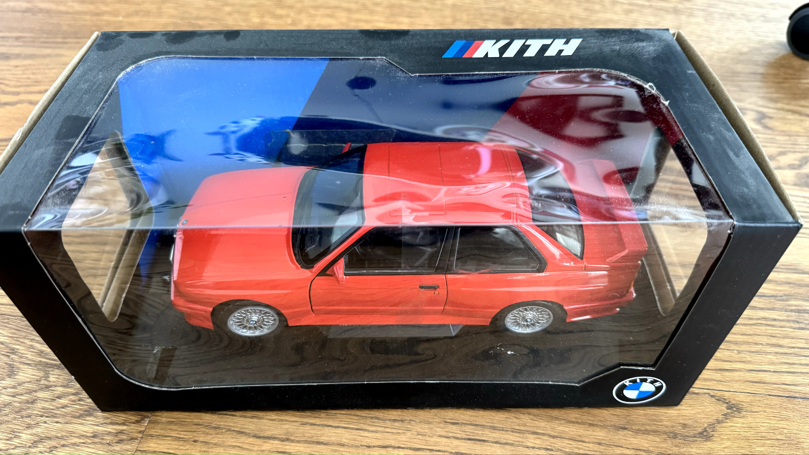 Ronnie Fieg\'s Kith BMW M3 E30 Red Diecast Replica Car Brand New W/ Box