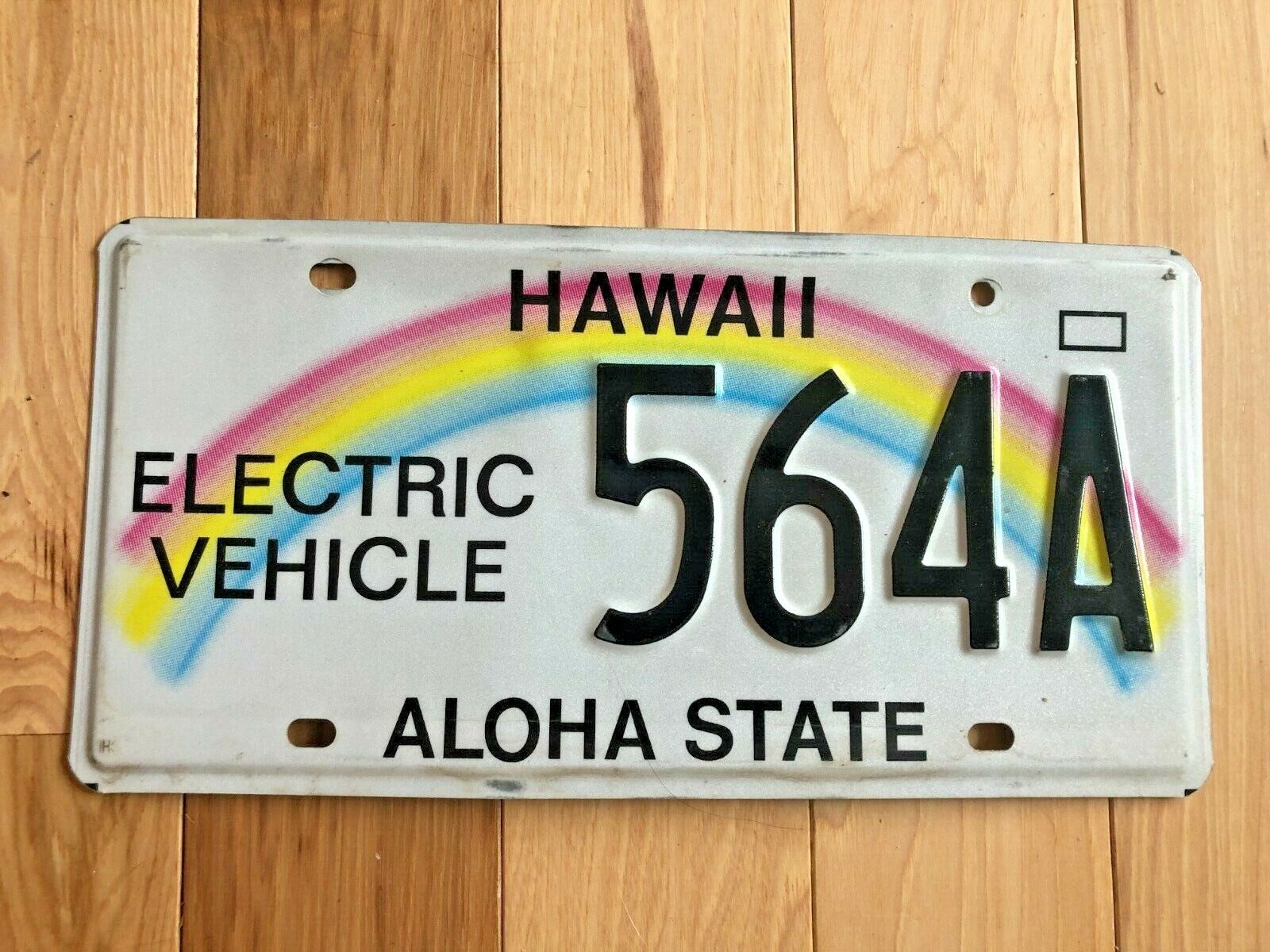 Hawaii Electric Vehicle License Plate