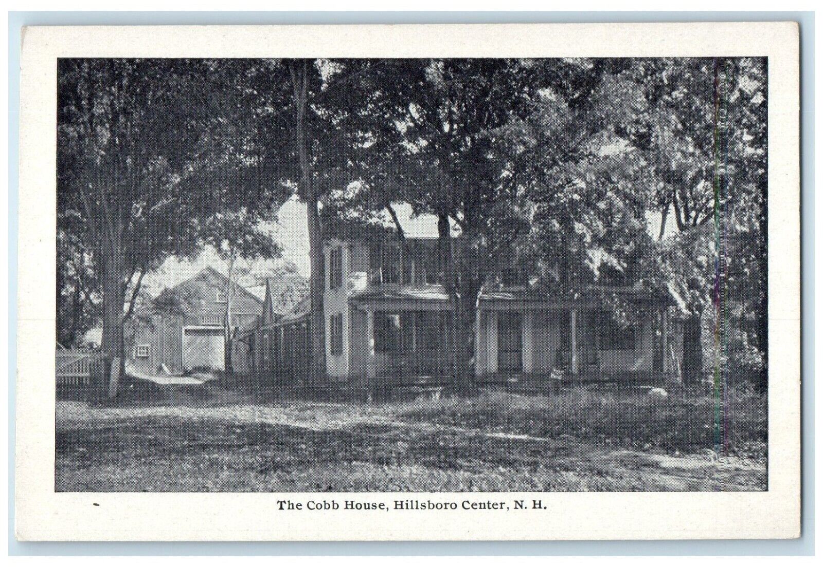c1920 Cobb House Exterior View Hillsboro Center New Hampshire Vintage Postcard