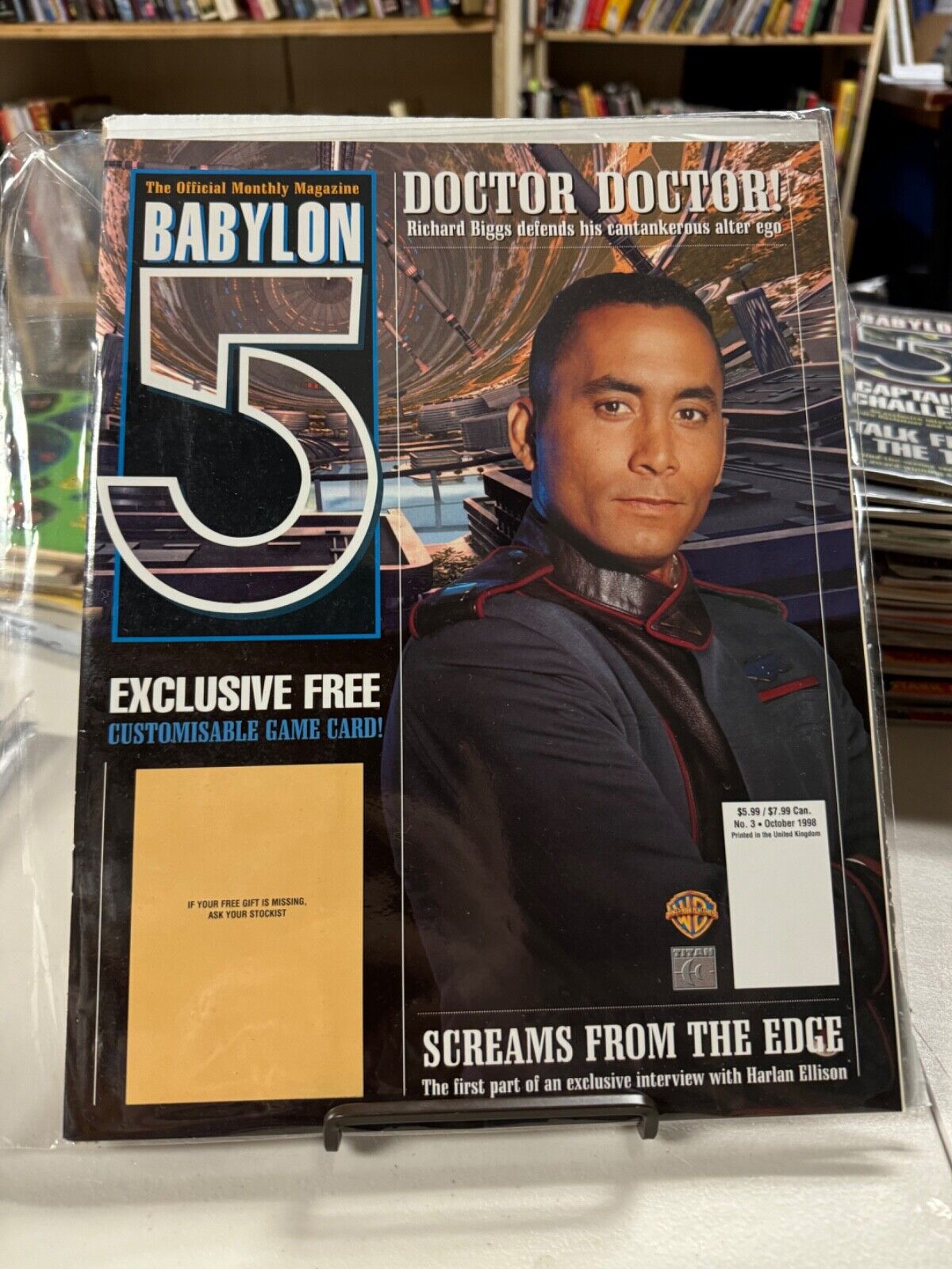 Babylon 5 The Official Monthly Magazine October 1998 No 3 Doctor Harlan Ellison