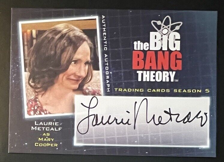 The Big Bang Theory Season 5 Laurie Metcalf Auto Card