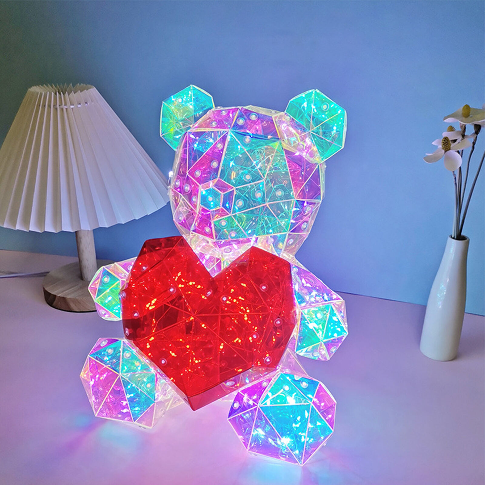 Bright bright Bear Valentine\'s Day gift decoration living room creative handgift