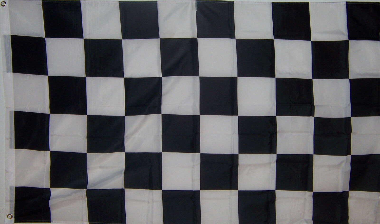 NEW 2x3ft  CHECKERED NASCAR RACING FLAG DOUBLE SIDED better quality usa seller