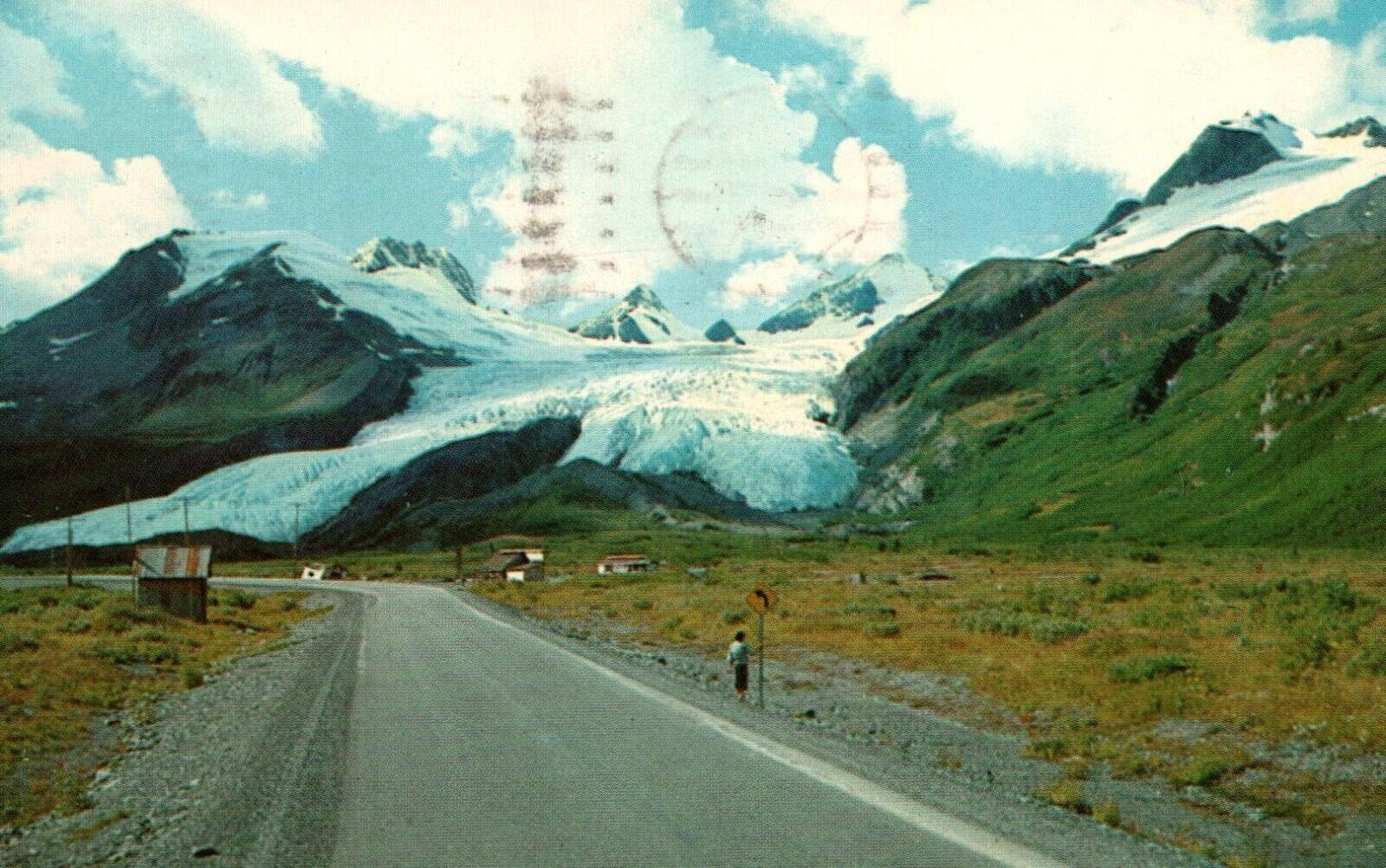 Alaska AK Worthington Glacier Postcard