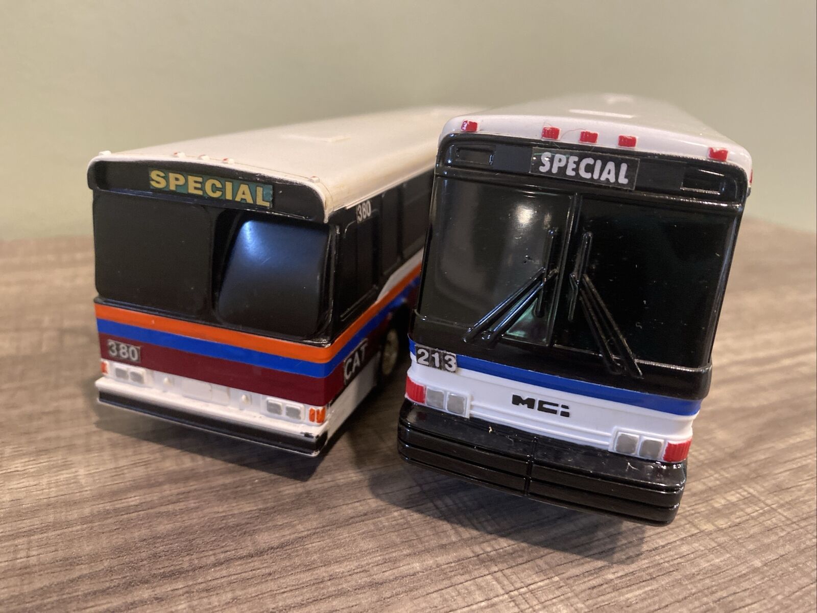 Vintage Bank Bus Plastic 9.5X2X2.75'' Lot ( Special and Special)