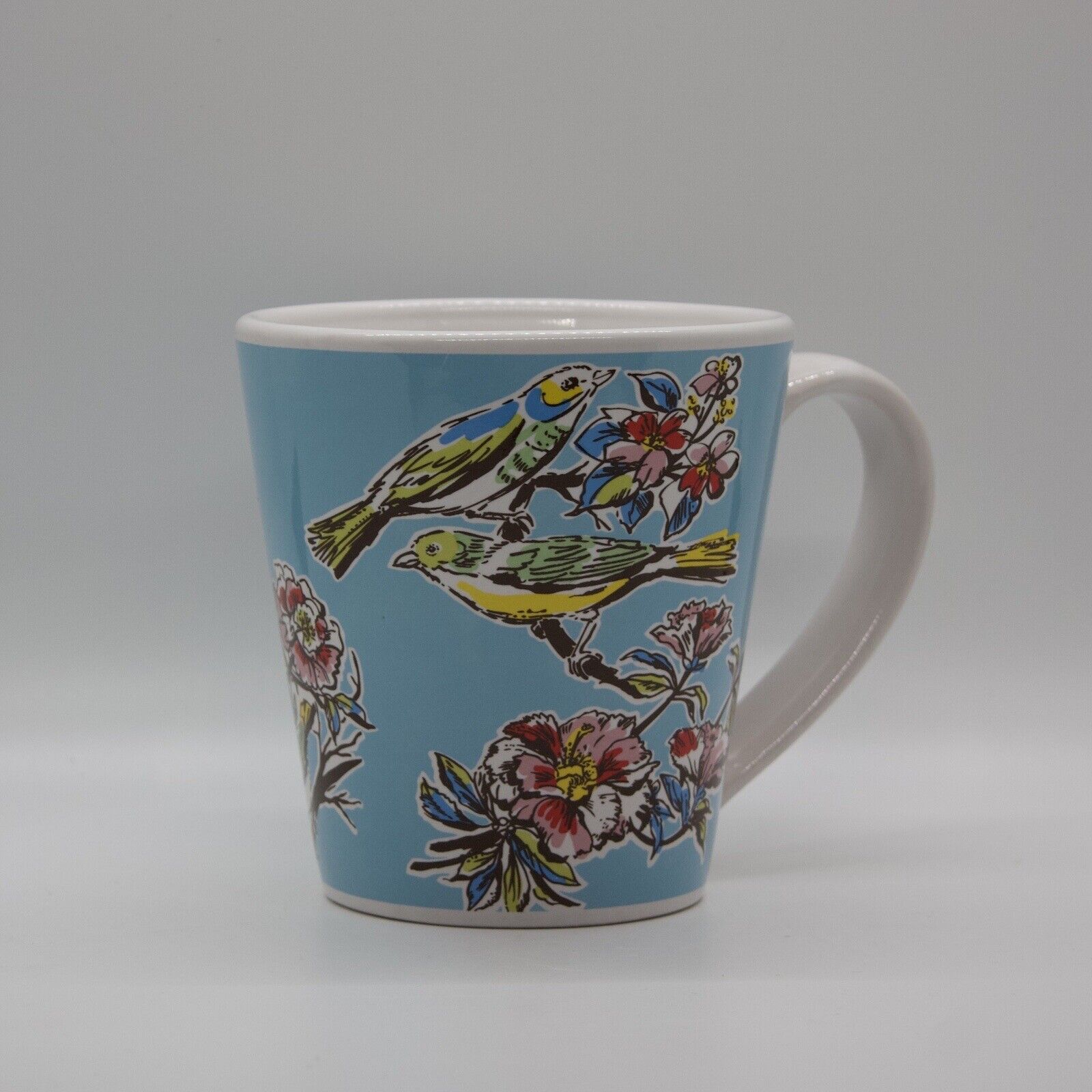 Room Creative Signature Birdsong Multi Color Birds And Flowers Mug Coffee