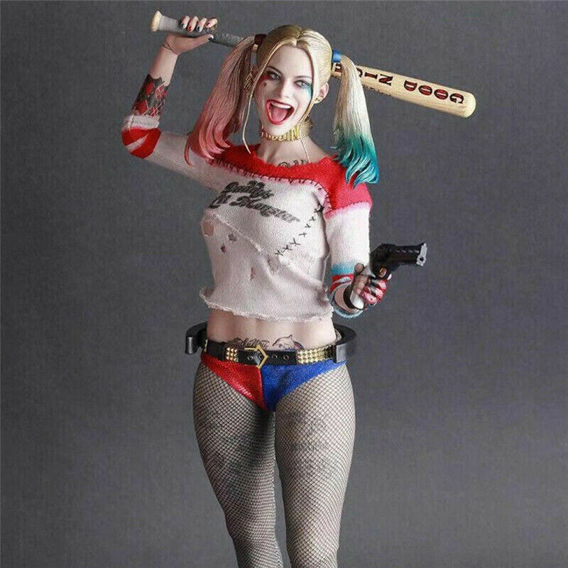 Suicide Squad Harley Quinn 1/6 Scale Real Clothes Figure Model Toy Statue