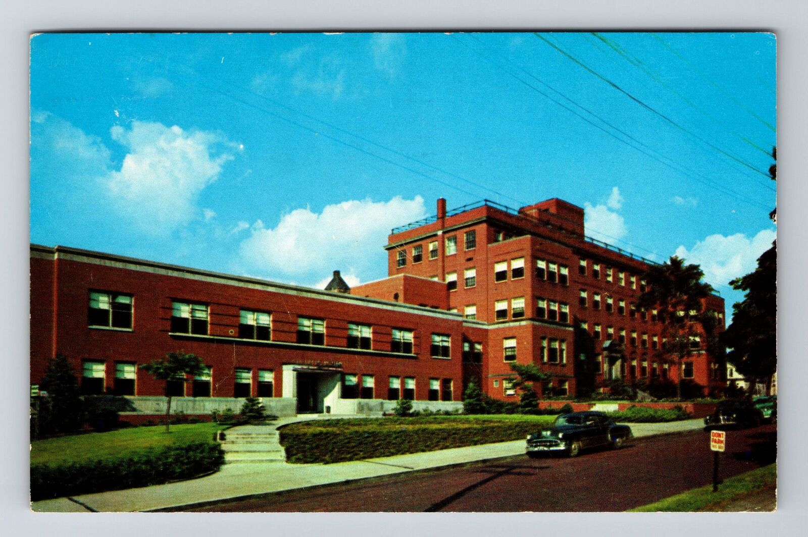 Akron OH-Ohio, Children's Hospital, Scenic Outside, Vintage Postcard