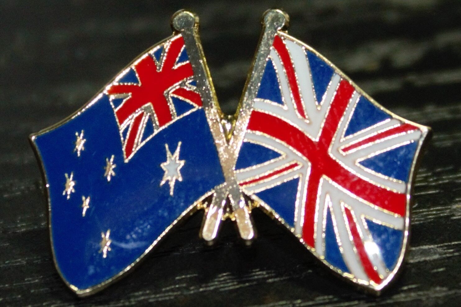 UK & AUSTRALIA FRIENDSHIP Metal Lapel Pin Badge *NEW*MIX & MATCH BUY 3 GET 2 FRE