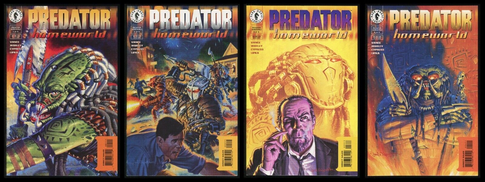 Predator Homeworld Comic Set 1-2-3-4 Lot Dark Horse Joel Naprstek Toby Cypress