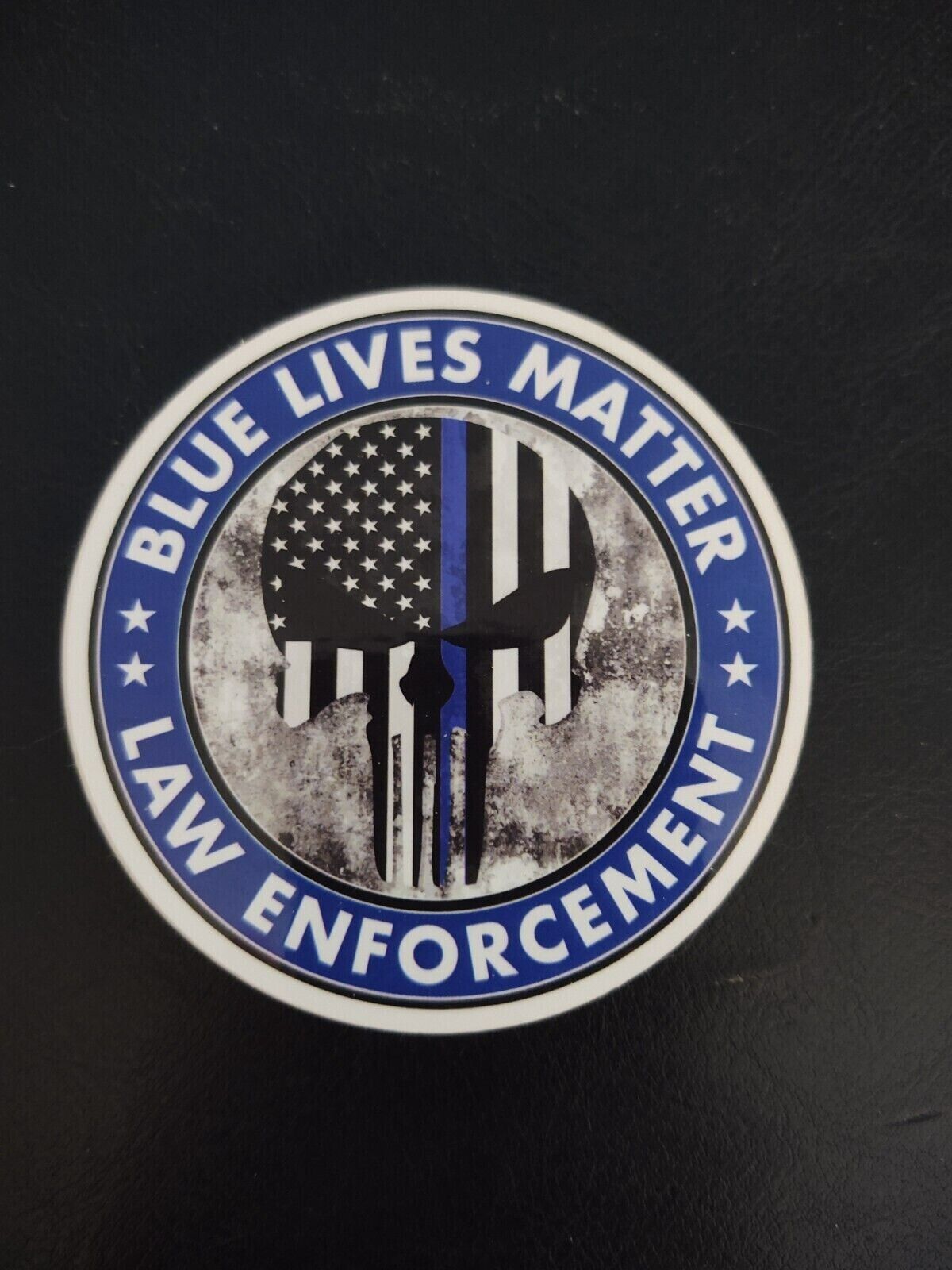 5 Stickers Blue Lives Matter Design  Support Law Enforcement