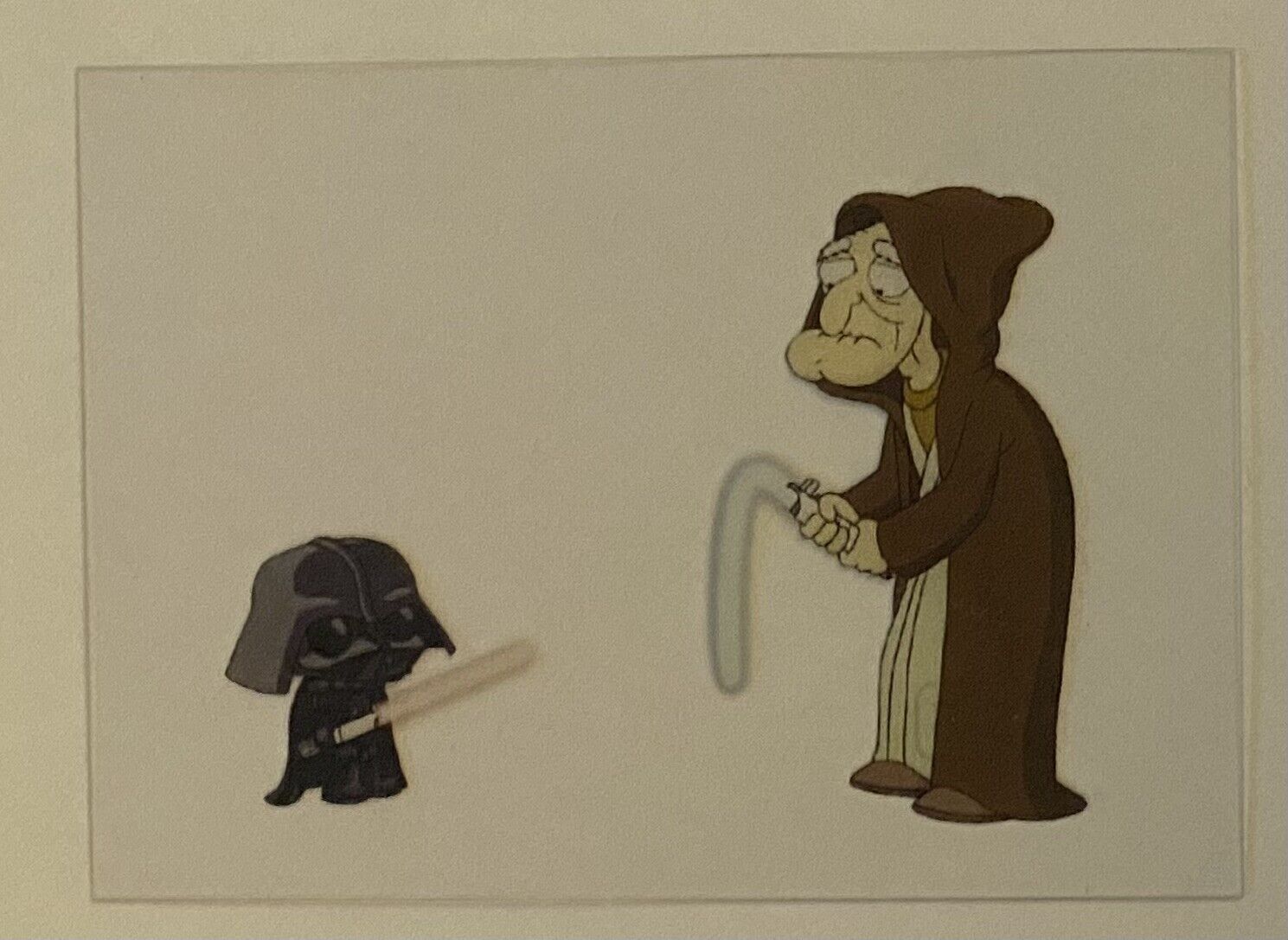 2008 Inkworks Family Guy Star Wars Episode IV A New Hope Scenes From Space #S-6