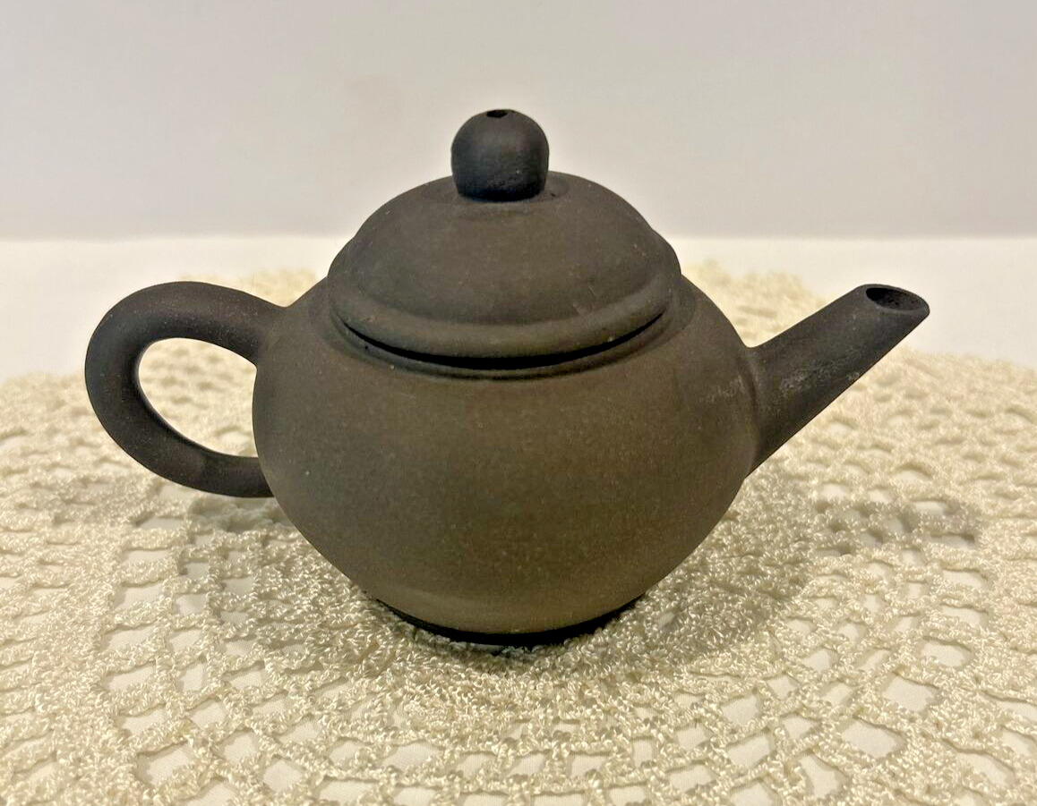 Chinese Yixing Miniature Small Pottery Teapot ~ 2.5\