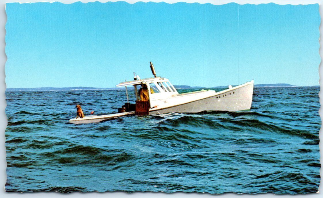 Postcard - Lobstering, A Maine way of life - Maine