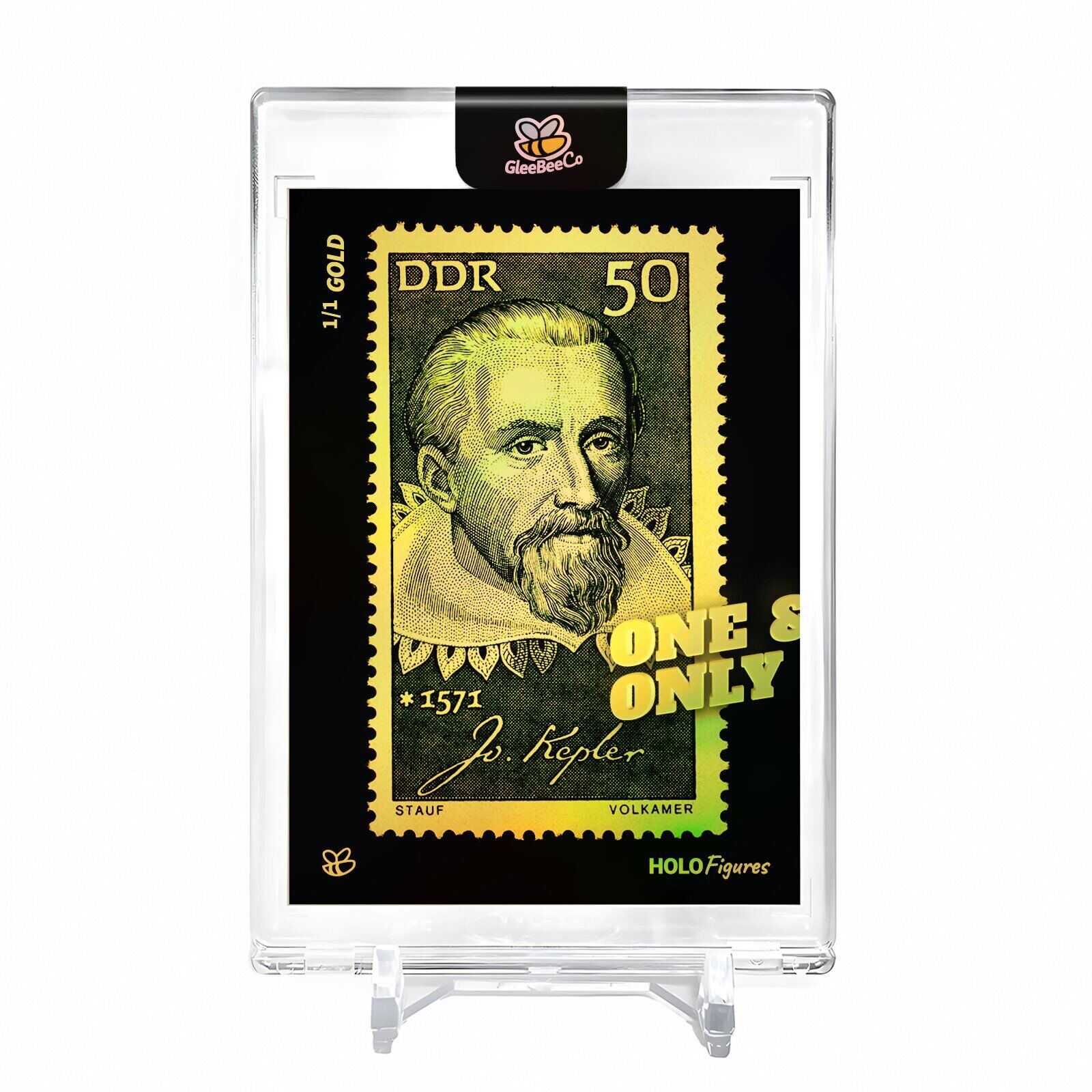 JOHANNES KEPLER Stamps of Germany Holo Gold Card 2023 GleeBeeCo #JHST-G 1/1