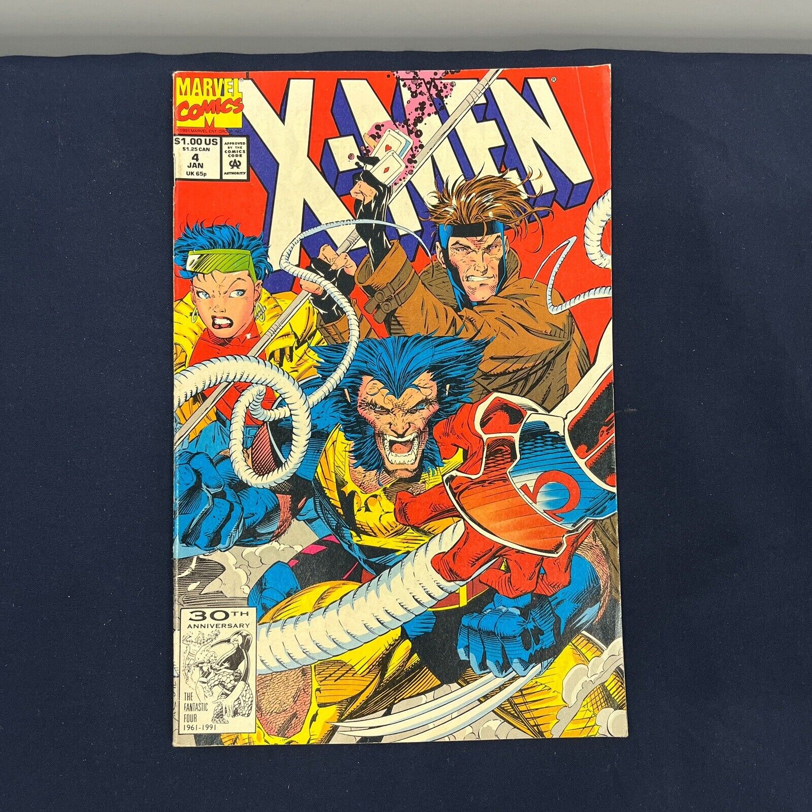 X-Men #4 Marvel Comics 1992 1st Appearance of Omega Red