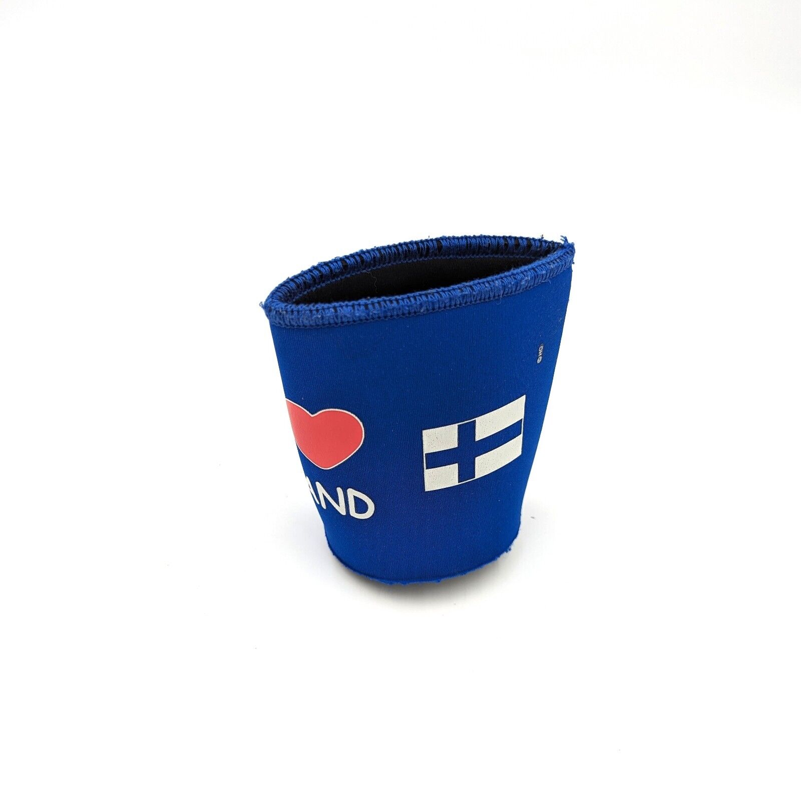 I Love Finland Blue Can Coozie