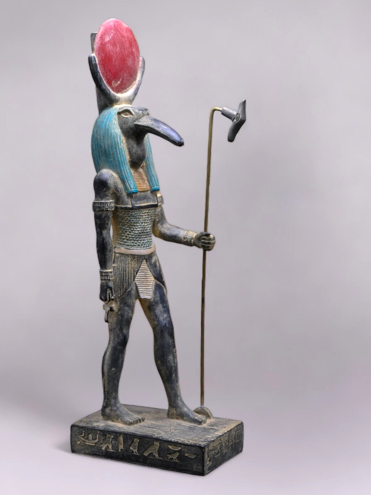 Egyptian statue of Thoth ancient Egyptian God Of wisdom granite made in Egypt