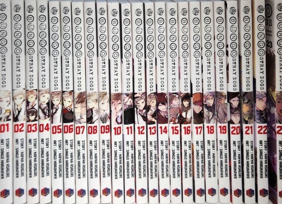 New Manga Bungo Stray Dogs Volume 1-23 Full Set English Version Comic Fast Ship