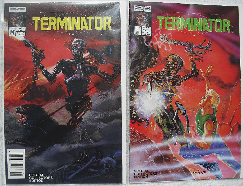 Terminator Special Collectors Ed. Comic set 1-2 Lot Now